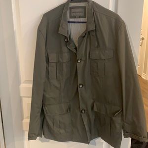 Johnston and Murphy grey car coat